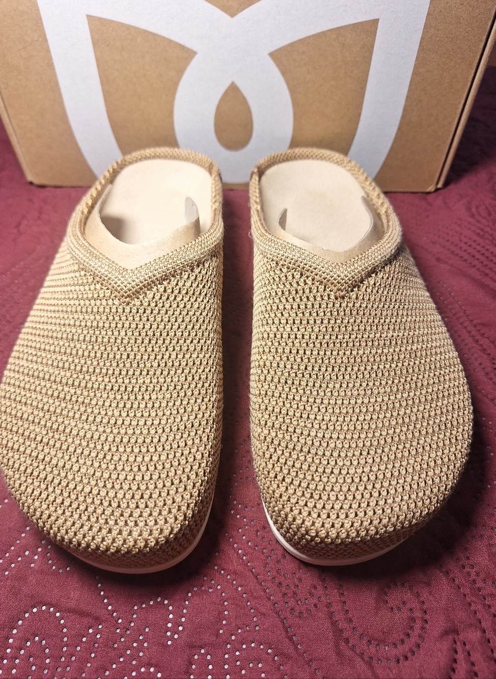 Rothy's Wheat Raffia Casual Clog - Natural Wheat Raffia